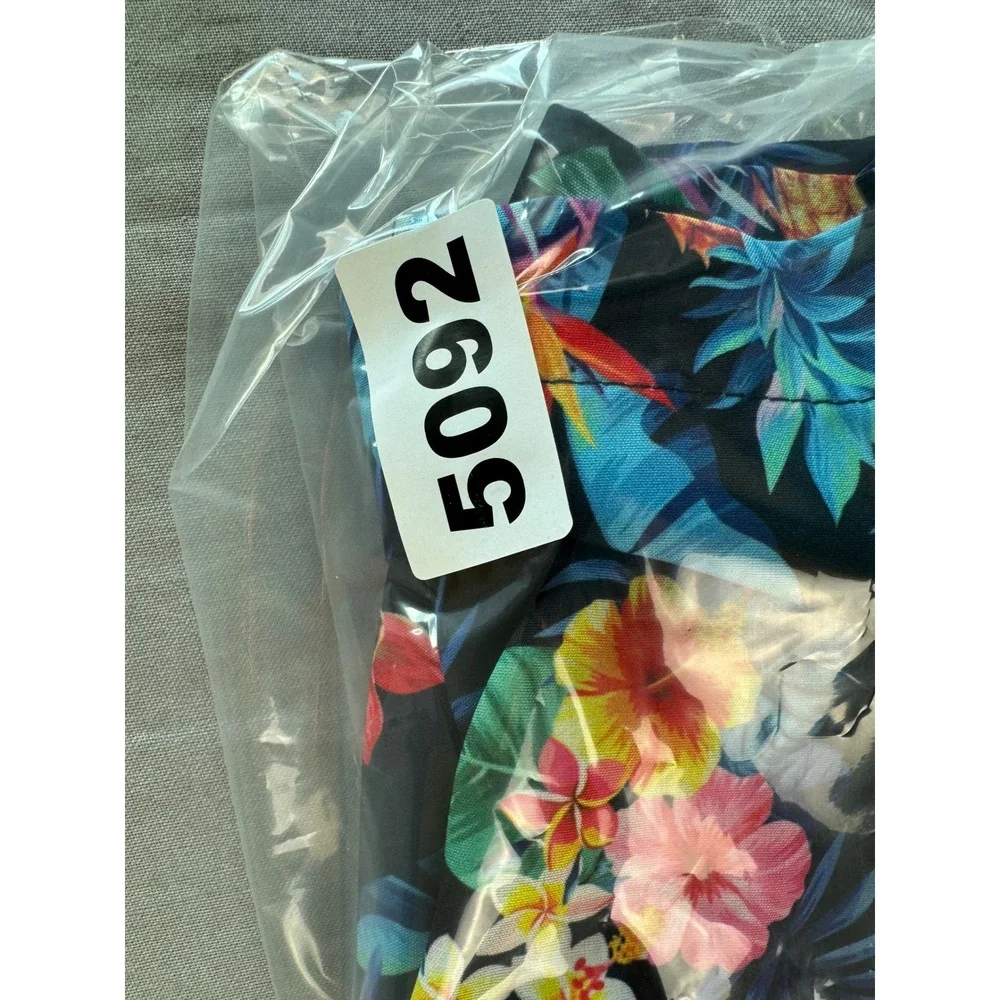 Hreski Shorts Mens Size‎ 34 Tropical Floral Pineapple Banana Print Shorts